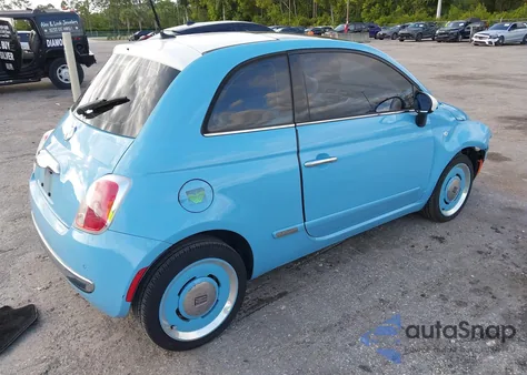 2015 Fiat 500 1957 Edition from USA, damaged, VIN 3C3CFFCR1FT570727